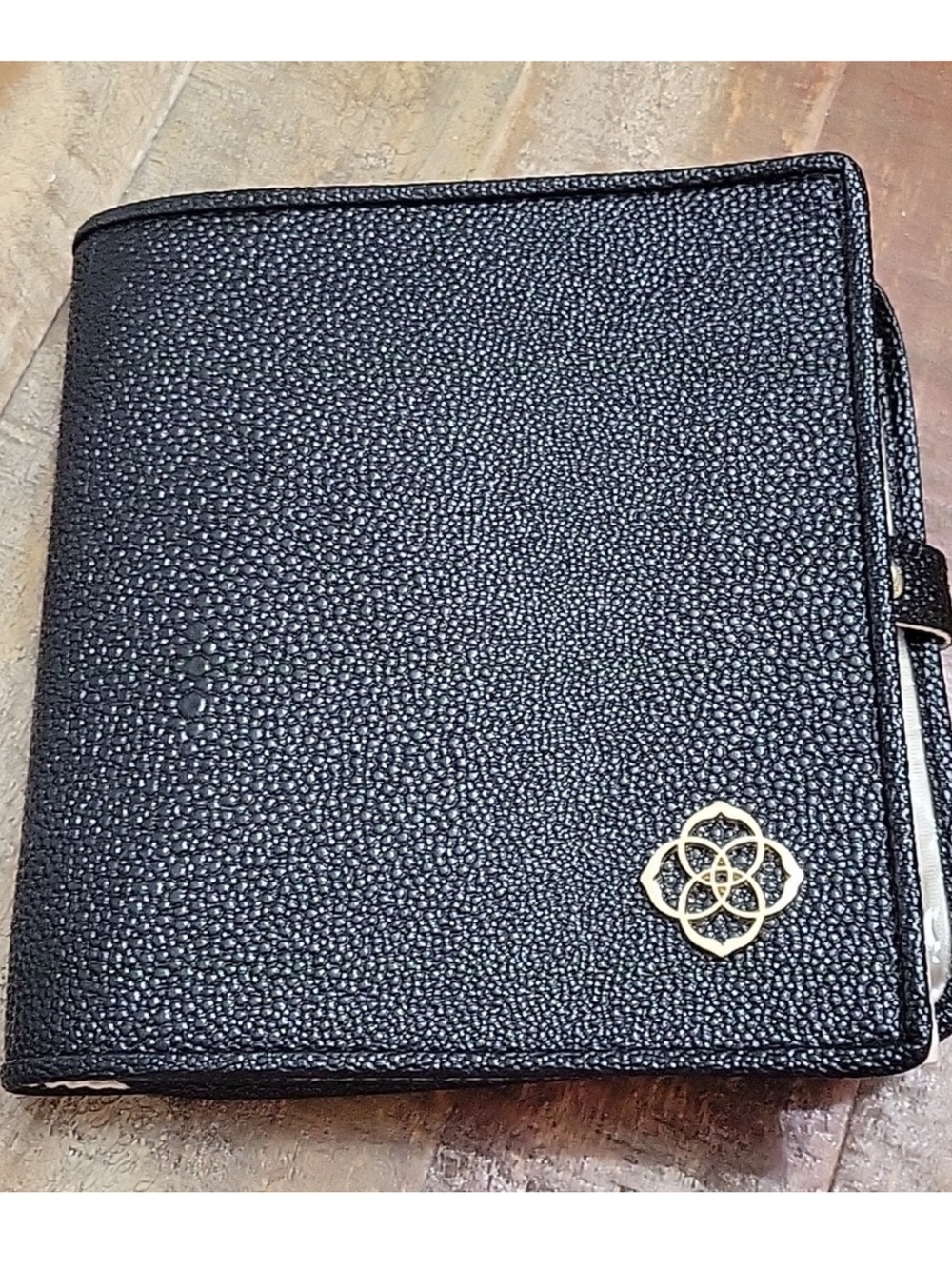 KENDRA SCOTT “Getaway Collection” Black Pebbled Leather Travel Jewelry Organizer